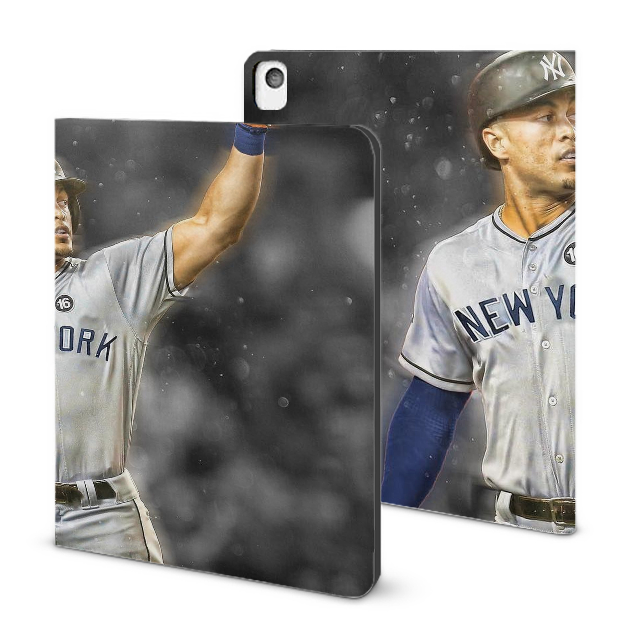 Giancarlo Stanton 25 IPad Book-Style Case With Pencil Slot – Slim PU & TPU Cover – Full Protection, Precise Fit, Water & Scratch Resistant